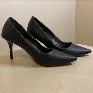 Madden Girl Black Point Toe High Heels